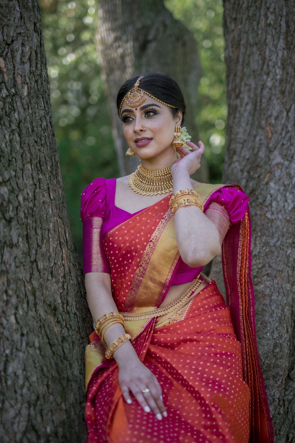 Torani Royal Zari Chanderi Silk Saree in Deep Wine Maroon